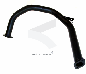 Tubo de escape delantero acodado 11B y familiar.