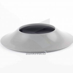 Embase d'enjoliveur roue pleine, gris.