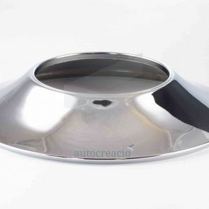 Embase d'enjoliveur roue pleine chromée