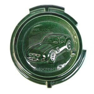 Adorno cerámica verde Ferrari